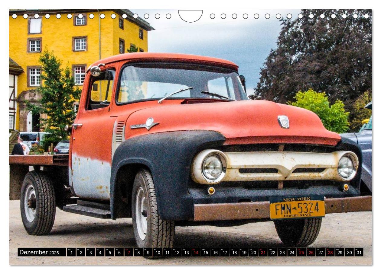 Bild: 9783435599189 | FORD PICK-UPS F 1 - F 100 (Wandkalender 2025 DIN A4 quer), CALVENDO...