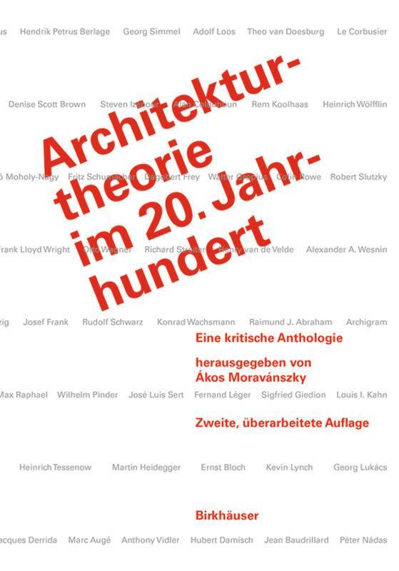 Cover: 9783035606294 | Architekturtheorie im 20. Jahrhundert | Eine kritische Anthologie