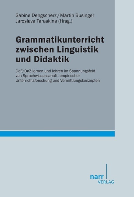Cover: 9783823368571 | Grammatikunterricht zwischen Linguistik und Didaktik | Dengscherz