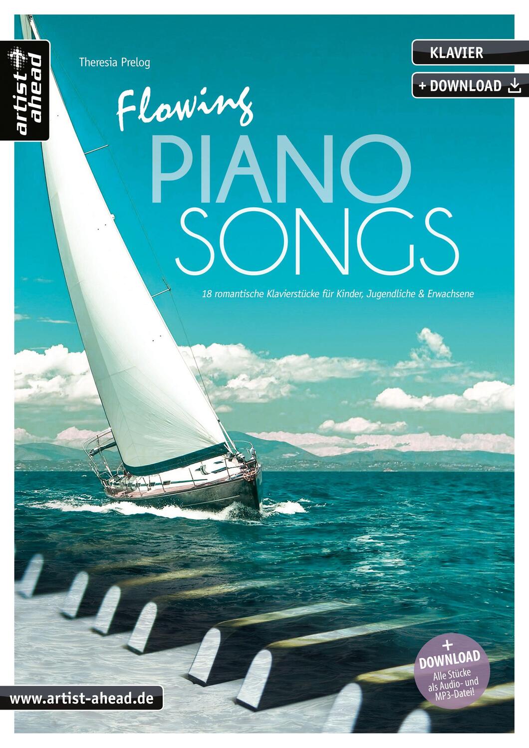 Cover: 9783866421660 | Flowing Piano Songs | Theresia Prelog | Broschüre | Buch & Download