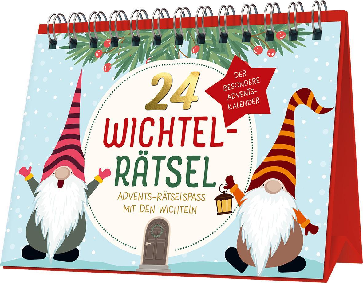Cover: 9783625194439 | 24 Wichtel-Rätsel Advents-Rätselspaß mit den Wichteln | Philip Kiefer