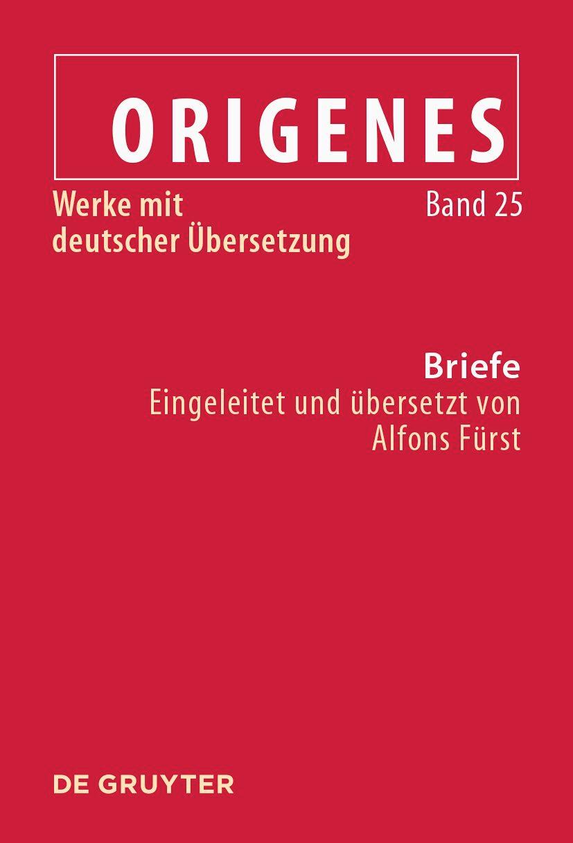 Cover: 9783110614275 | Briefe | Alfons Fürst | Buch | VIII | Deutsch | 2025