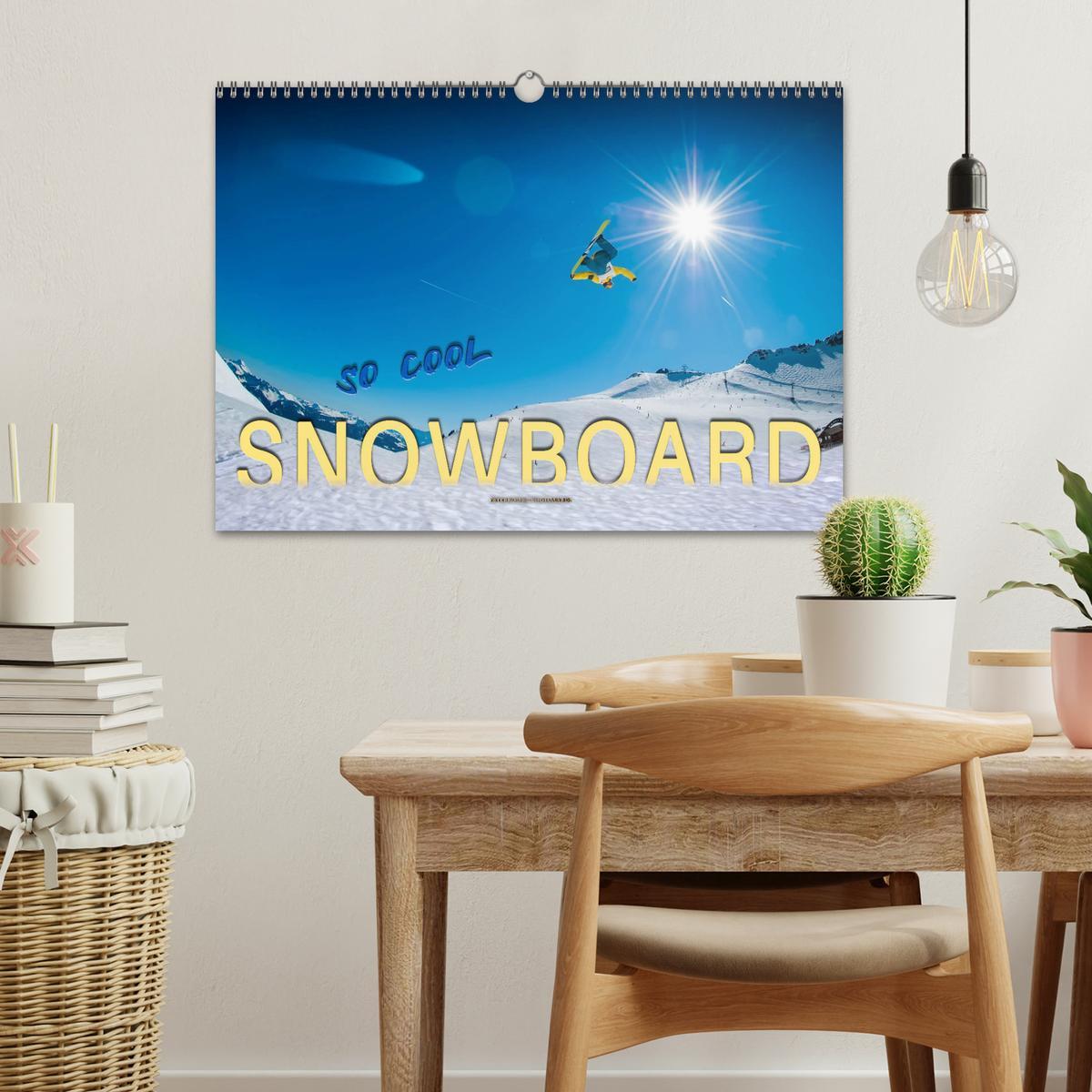 Bild: 9783435372546 | Snowboard - so cool (Wandkalender 2025 DIN A3 quer), CALVENDO...