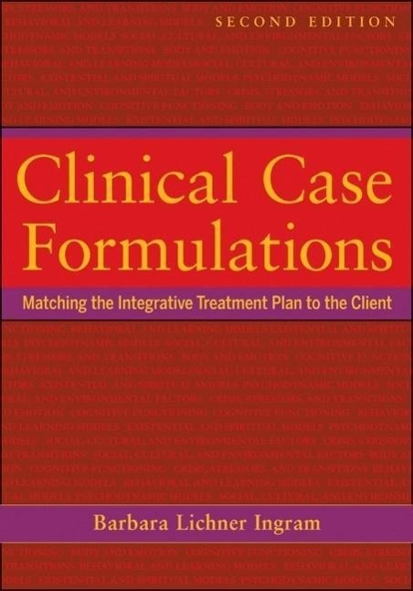 Cover: 9781118038222 | Clinical Case Formulations | Barbara Lichner Ingram | Taschenbuch