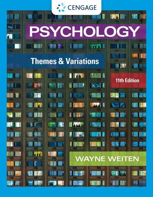 Cover: 9780357374825 | Psychology: Themes and Variations | Wayne Weiten | Taschenbuch | 2021