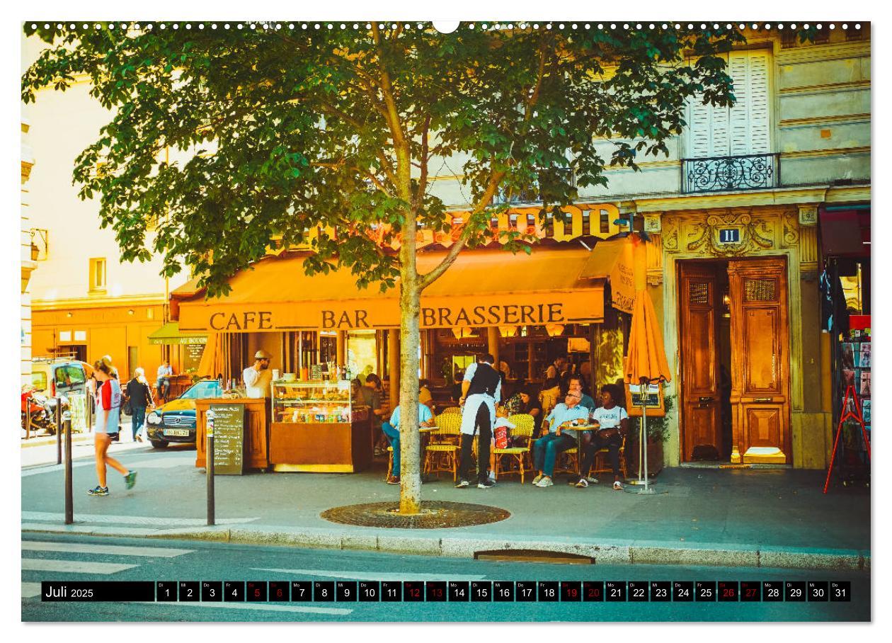 Bild: 9783435365890 | Paris Bistros (Wandkalender 2025 DIN A2 quer), CALVENDO Monatskalender