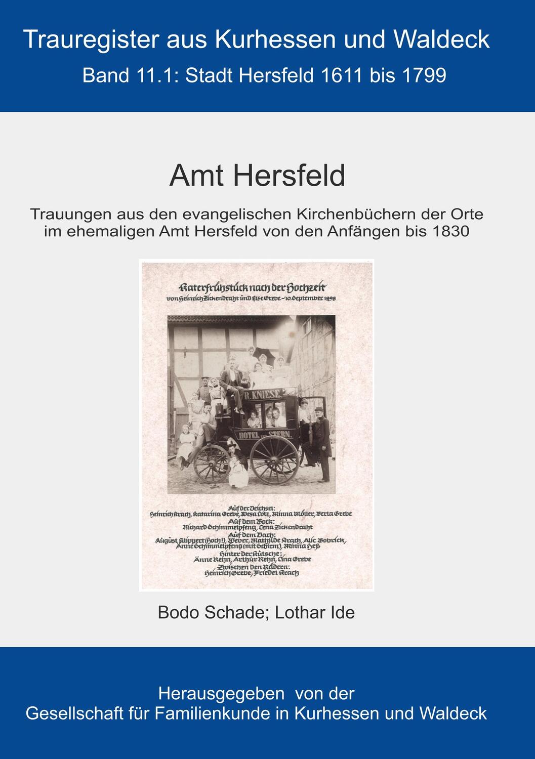 Cover: 9783750437449 | Amt Hersfeld | Stadt Hersfeld1611bis 1799 | Lothar Ide (u. a.) | Buch