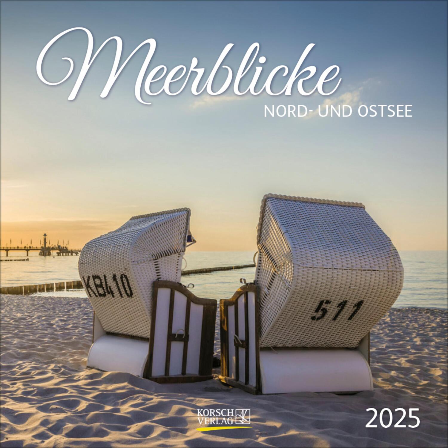Cover: 9783731876496 | Meerblicke - Nord- und Ostsee 2025 | Verlag Korsch | Kalender | 13 S.
