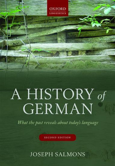 Cover: 9780198723028 | A History of German | What the Past Reveals about Today's Language