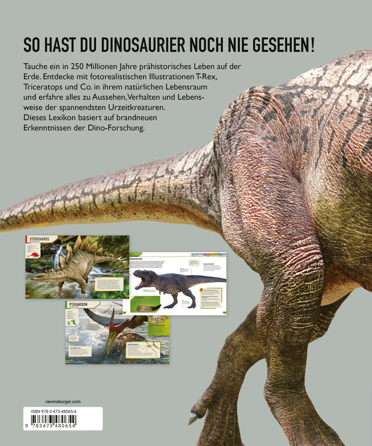 Rückseite: 9783473480654 | Das ultimative Dinosaurierlexikon: auf dem neusten Stand der...