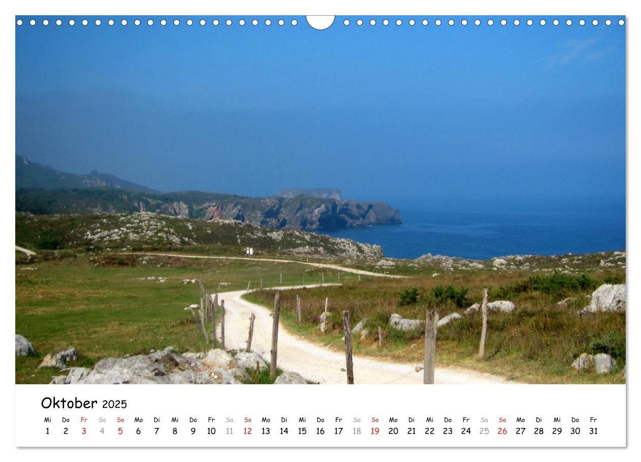 Bild: 9783435636129 | Camino del norte - Küstenweg (Wandkalender 2025 DIN A3 quer),...