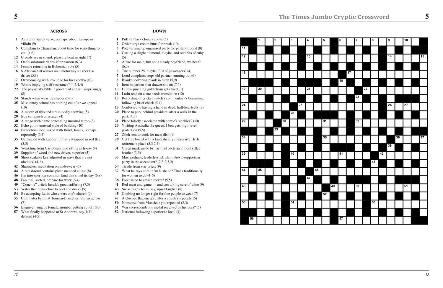 Bild: 9780008537937 | The Times Jumbo Cryptic Crossword Book 21 | Games (u. a.) | Buch