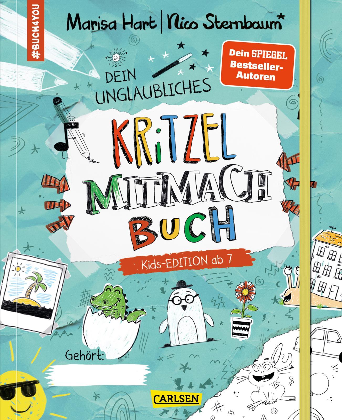 Cover: 9783551192226 | #buch4you: Dein unglaubliches Kritzel-Mitmach-Buch | Marisa Hart