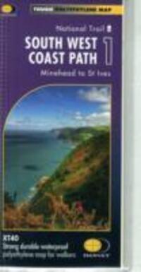 Cover: 9781851375547 | South West Coast Path 1 | Minehead to St Ives | (Land-)Karte | 2018