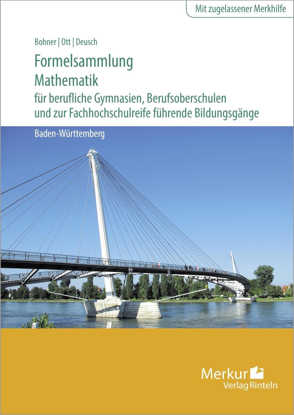 Cover: 9783812010597 | Formelsammlung Mathematik für berufliche Gymnasien,...