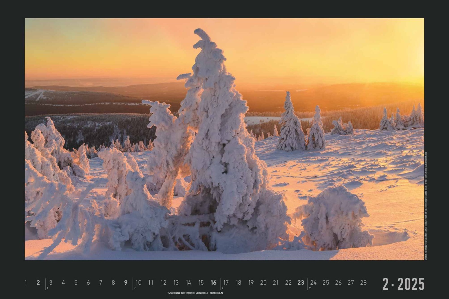 Bild: 4251732342180 | Naturlandschaften Deutschlands 2025 - Bildkalender 49,5x33 cm - die...