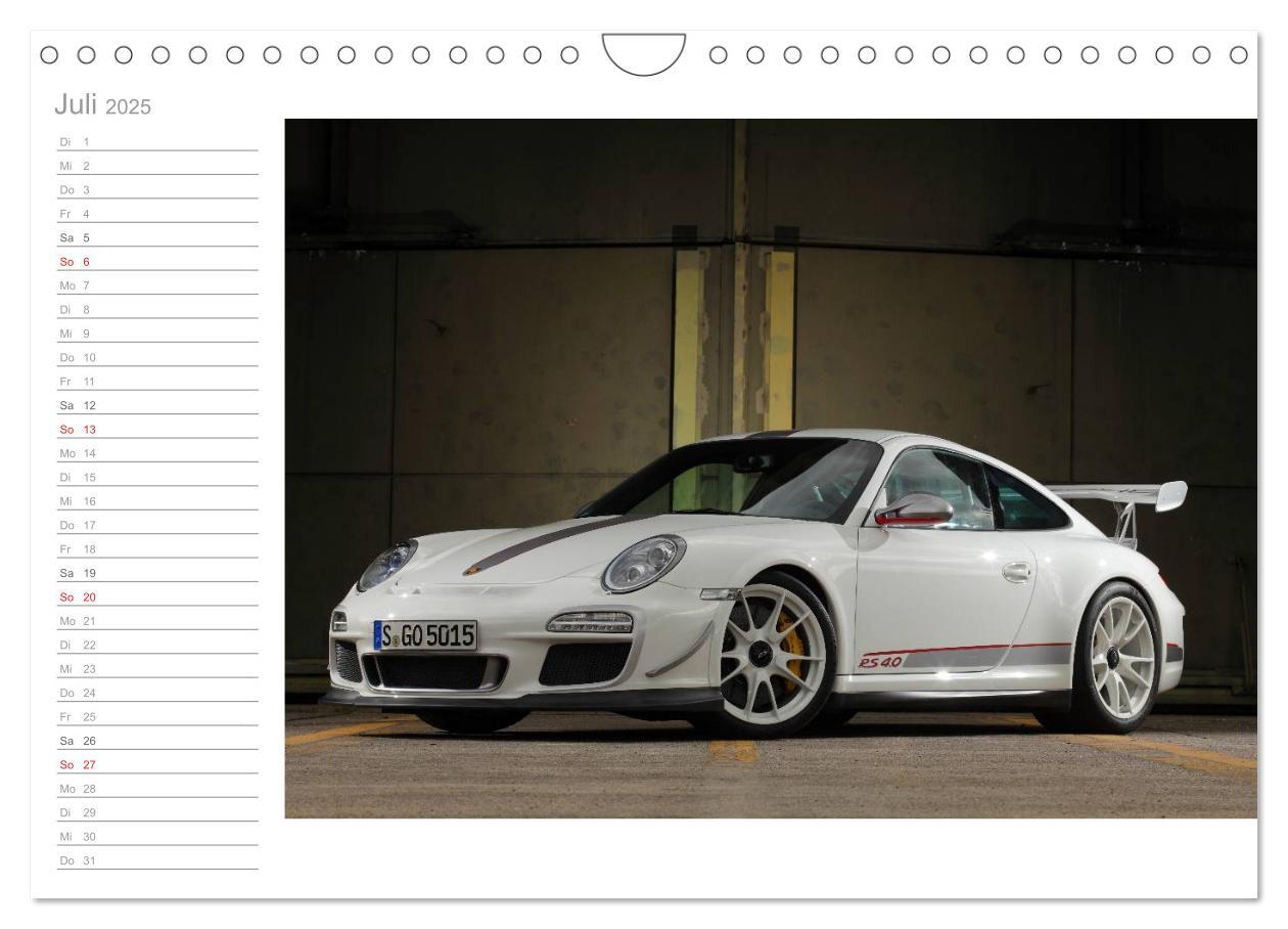 Bild: 9783435536436 | Porsche GT3RS 4,0 (Wandkalender 2025 DIN A4 quer), CALVENDO...