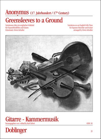 Cover: 9790012129165 | Greensleeves To A Ground | Anonymous | Buch | Doblinger Verlag
