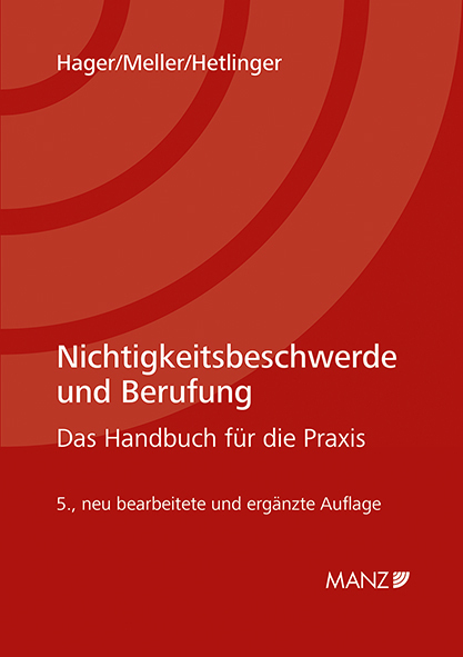Cover: 9783214021535 | Nichtigkeitsbeschwerde und Berufung | Gerhard Hager (u. a.) | Buch