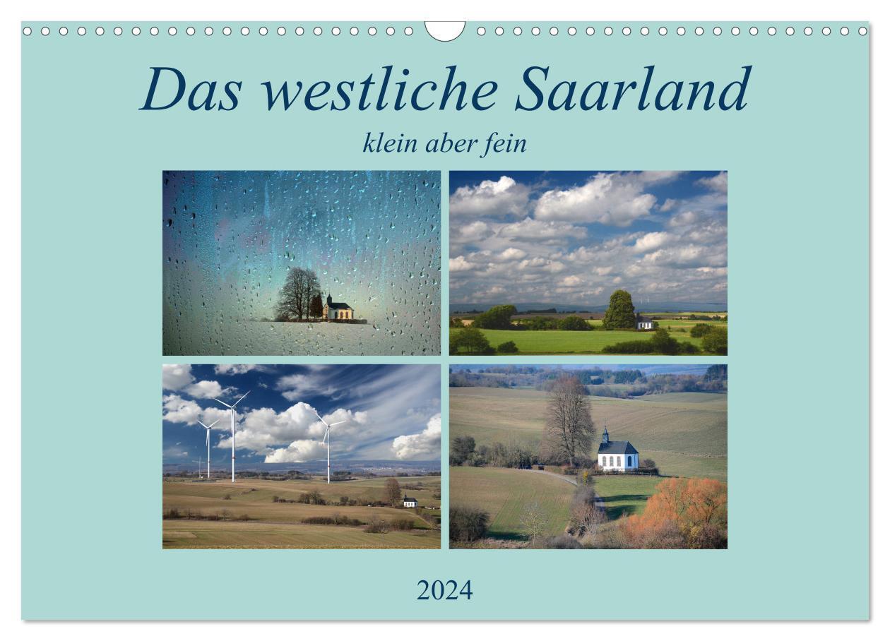 Cover: 9783383019852 | Das westliche Saarland klein aber fein (Wandkalender 2024 DIN A3...