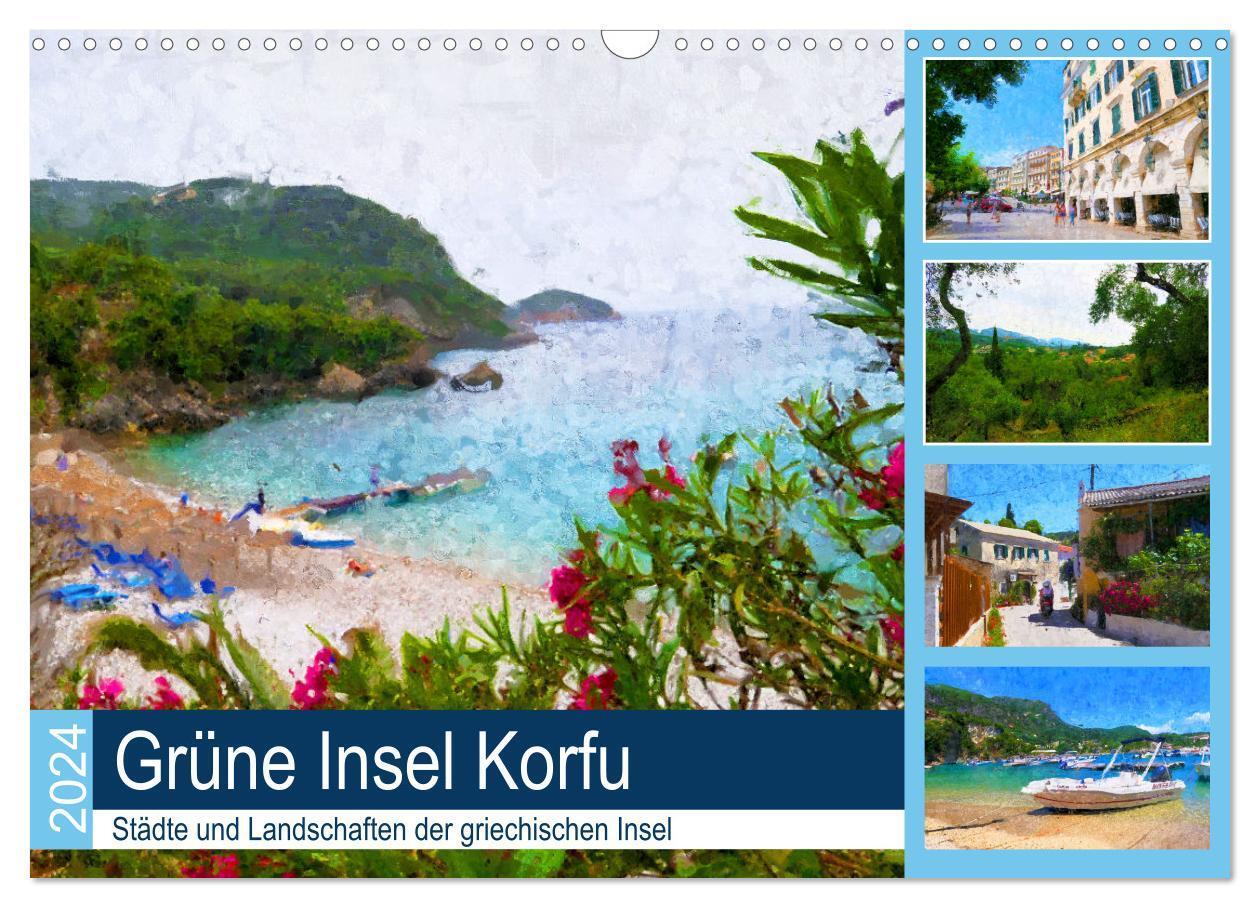 Cover: 9783675719842 | Grüne Insel Korfu - Städte und Landschaften der griechischen Insel...