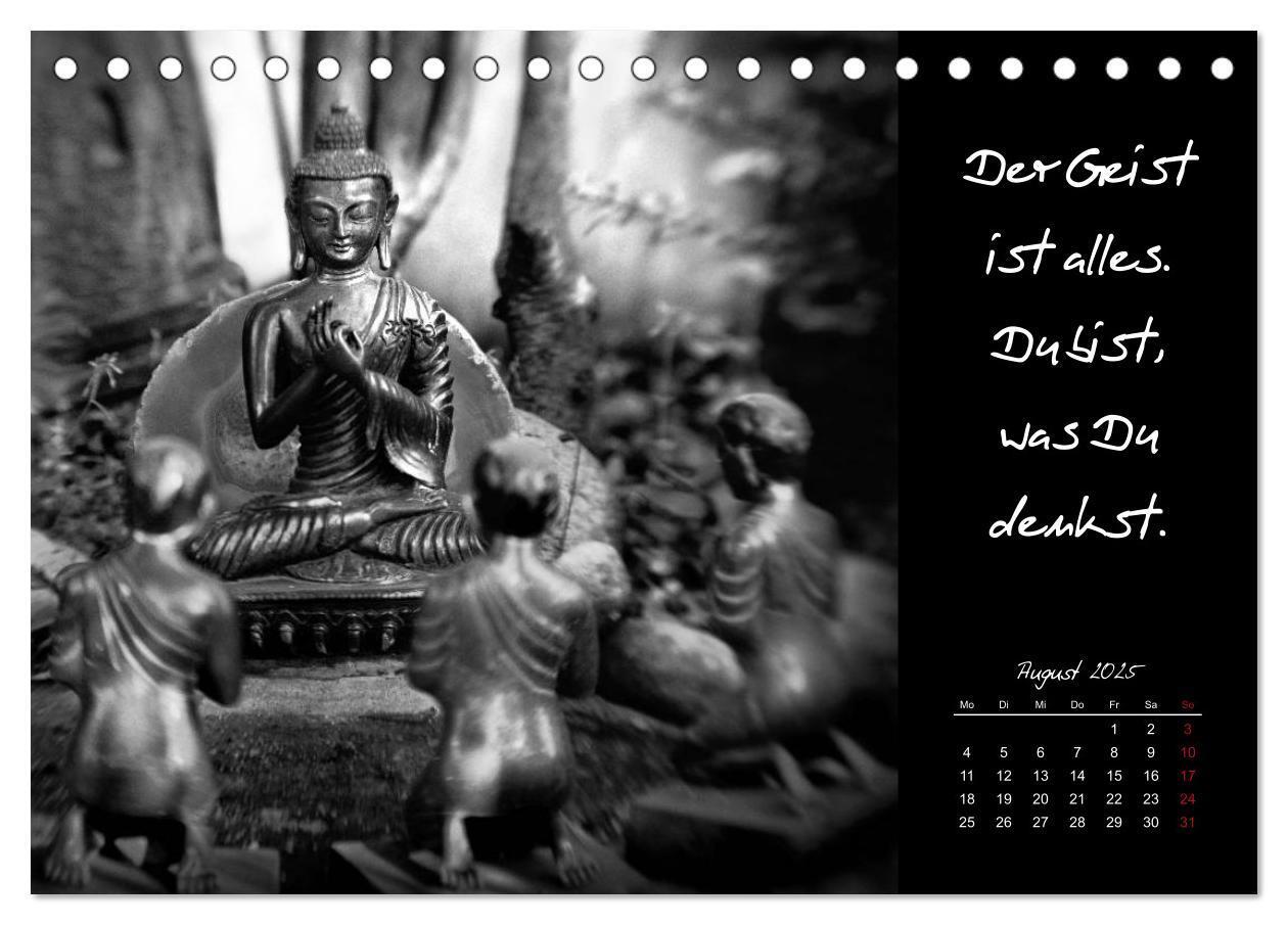 Bild: 9783435628292 | Worte des Buddha 2025 (Tischkalender 2025 DIN A5 quer), CALVENDO...