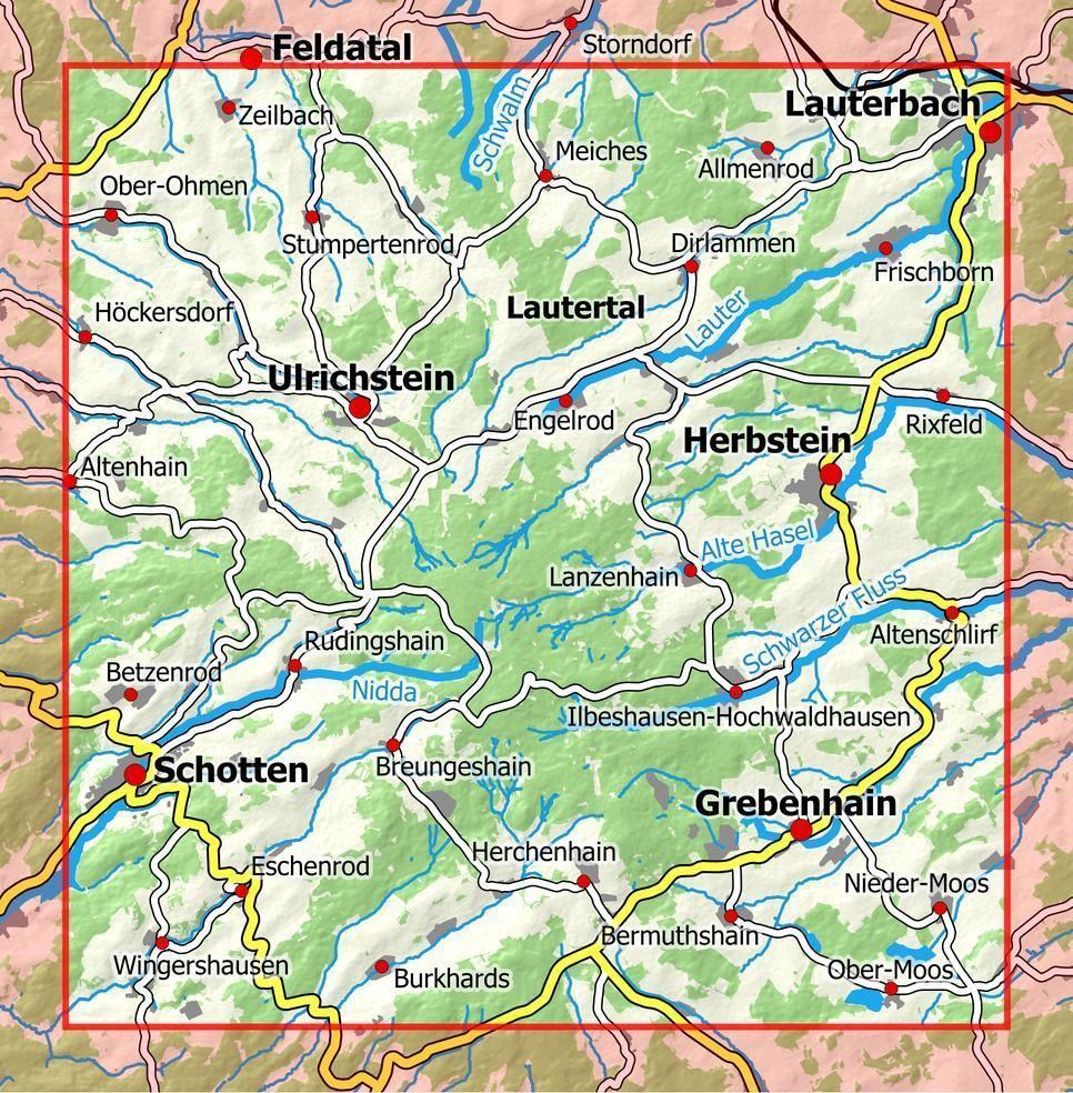 Bild: 9783960990826 | Hoher Vogelsberg 1 : 25 000 | (Land-)Karte | Deutsch | 2018