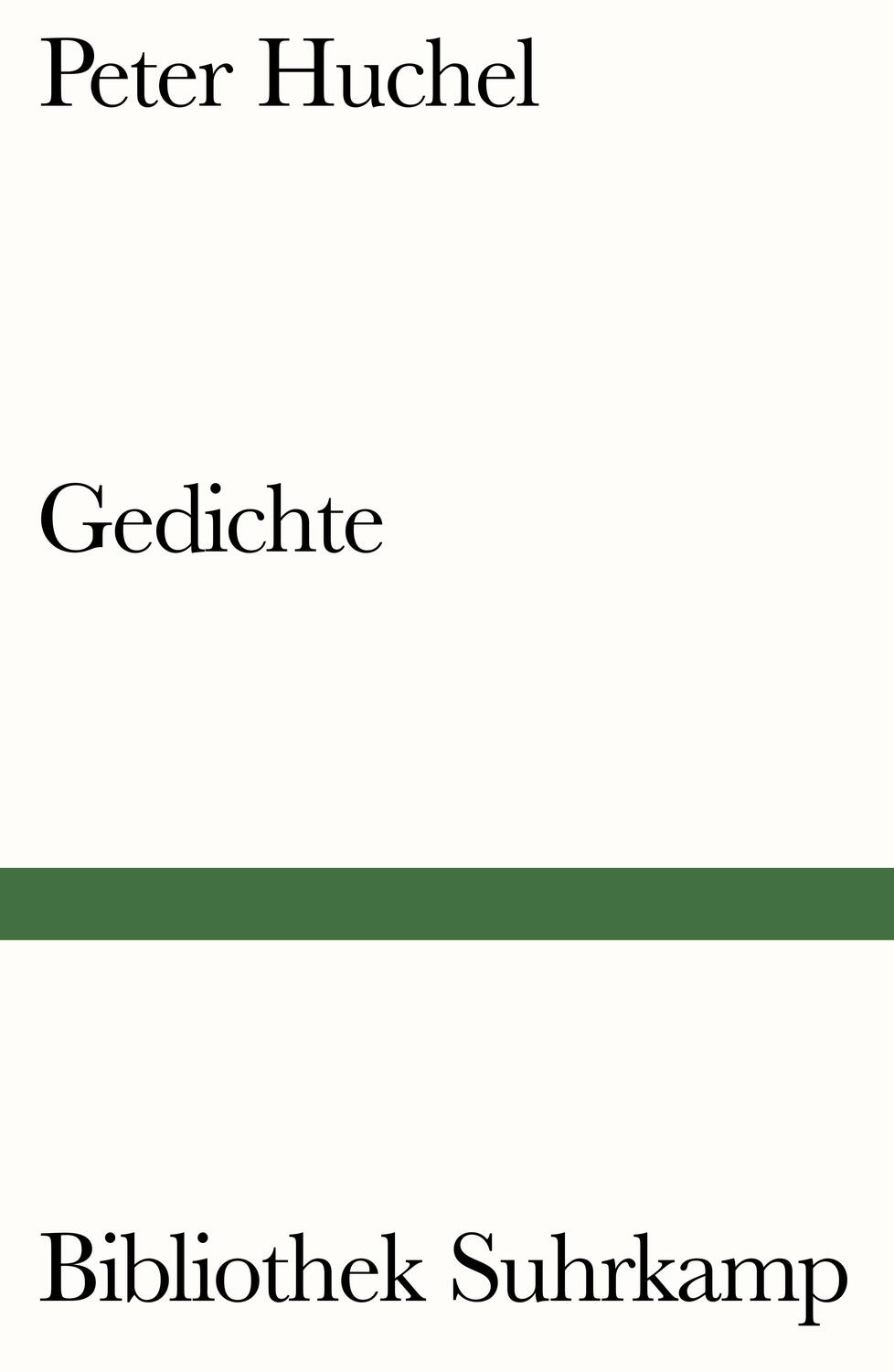 Cover: 9783518240793 | Gedichte | Peter Huchel | Taschenbuch | Bibliothek Suhrkamp | Deutsch