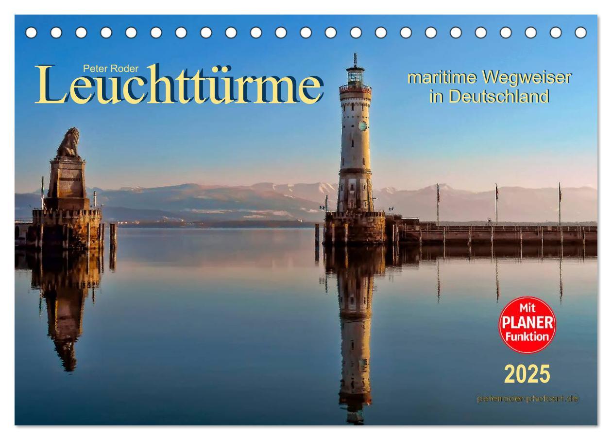 Cover: 9783435559589 | Leuchttürme - maritime Wegweiser in Deutschland (Tischkalender 2025...