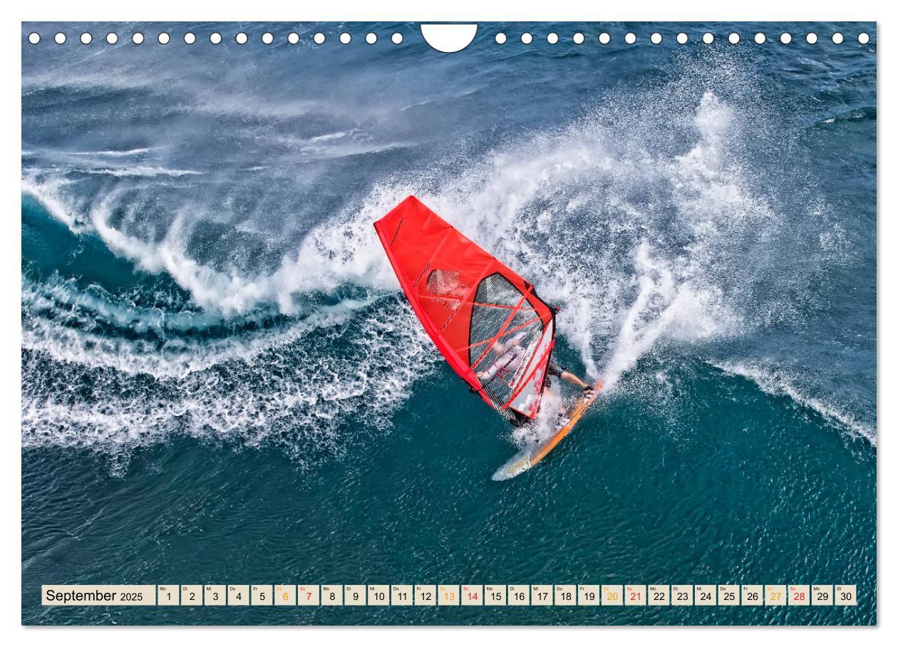 Bild: 9783435272594 | Windsurfing - extrem cool (Wandkalender 2025 DIN A4 quer), CALVENDO...