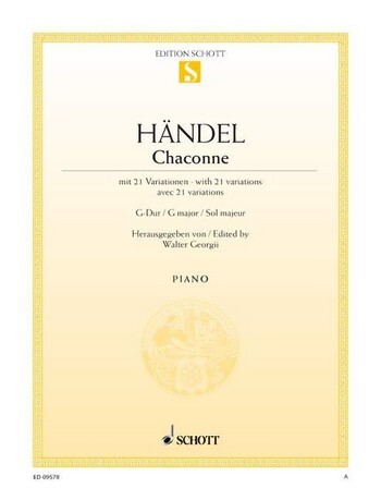 Cover: 9790001091428 | Chaconne G-Dur | Georg Friedrich Händel | Buch | 12 S. | Deutsch