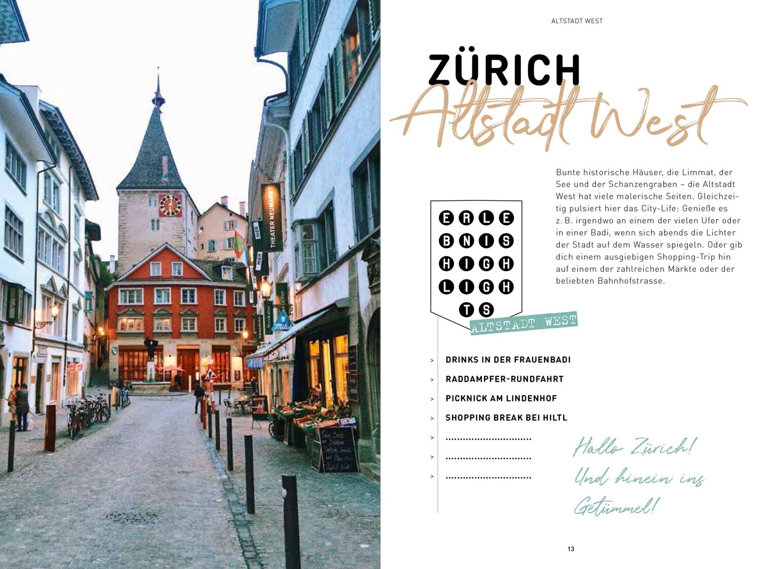 Bild: 9783828309753 | GuideMe Travel Book Zürich - Reiseführer | Larisa Topalo | Taschenbuch