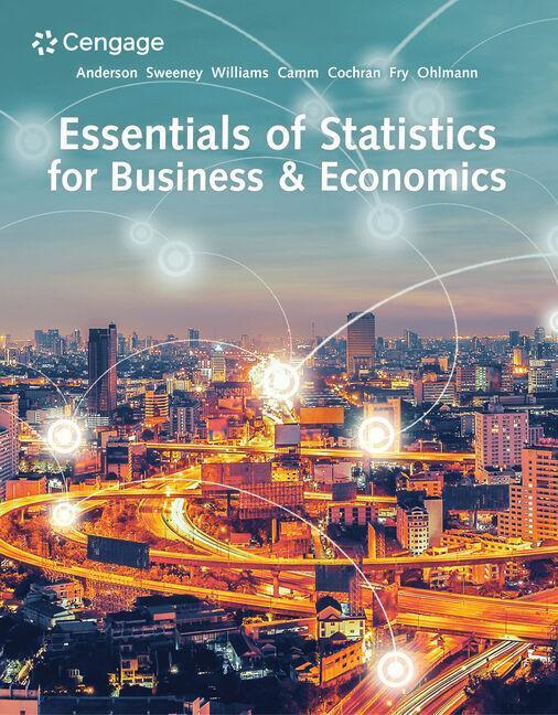 Cover: 9780357045435 | Essentials of Statistics for Business &amp; Economics | Anderson (u. a.)