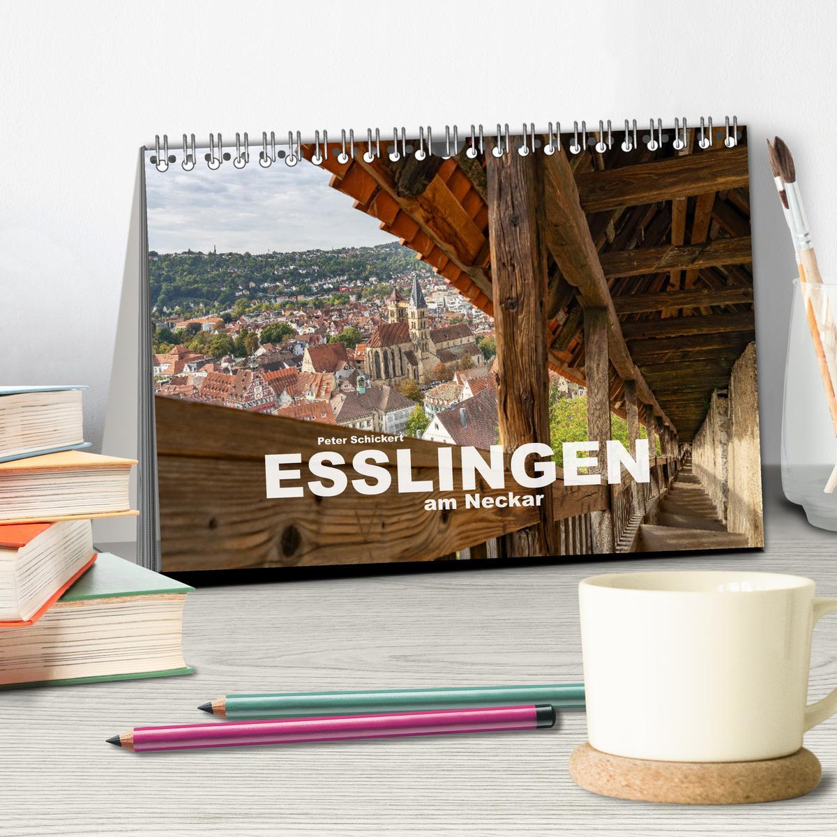 Bild: 9783383849336 | Esslingen am Neckar (Tischkalender 2025 DIN A5 quer), CALVENDO...