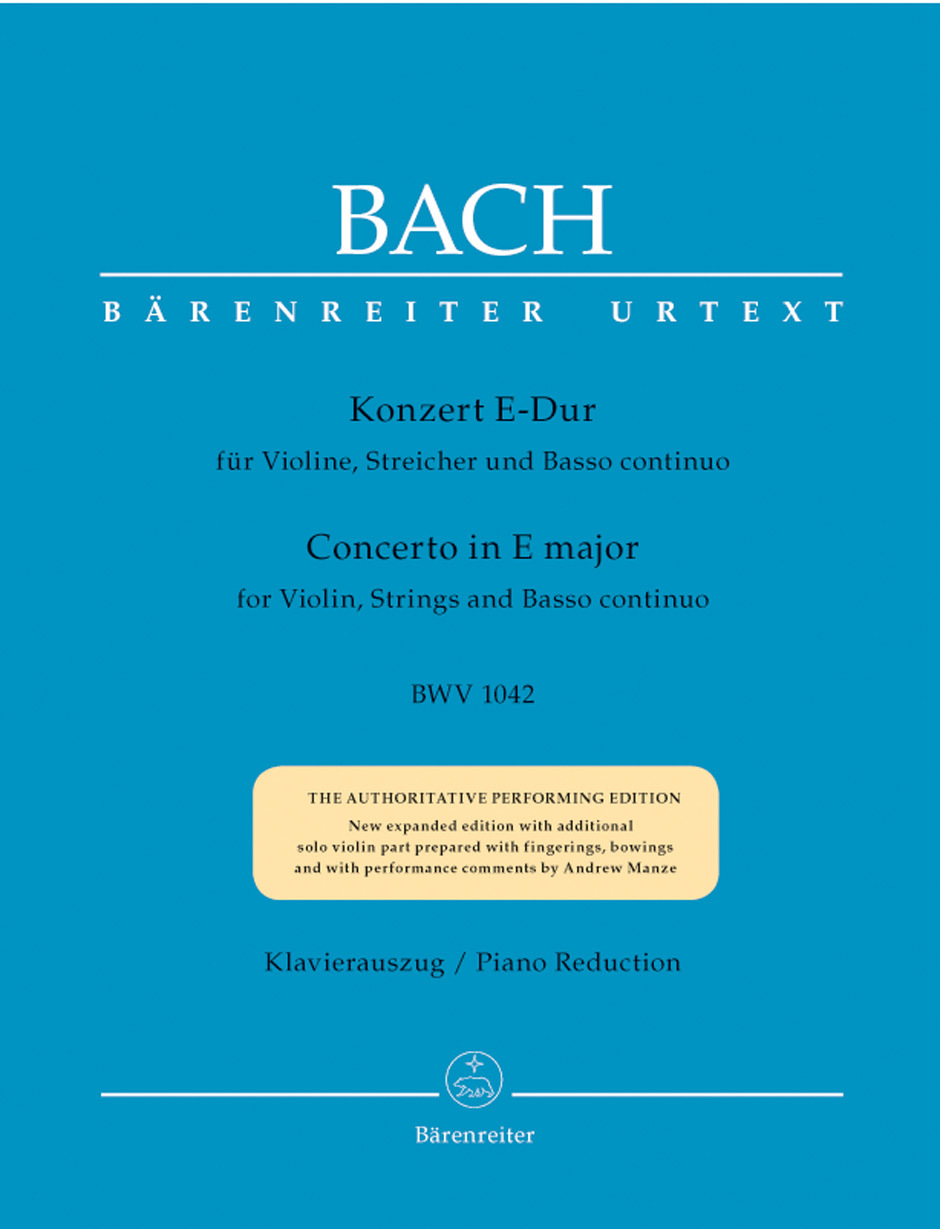Cover: 9790006466955 | Violin Concerto In E BWV 1042 | Violine, Streicher und Basso continuo