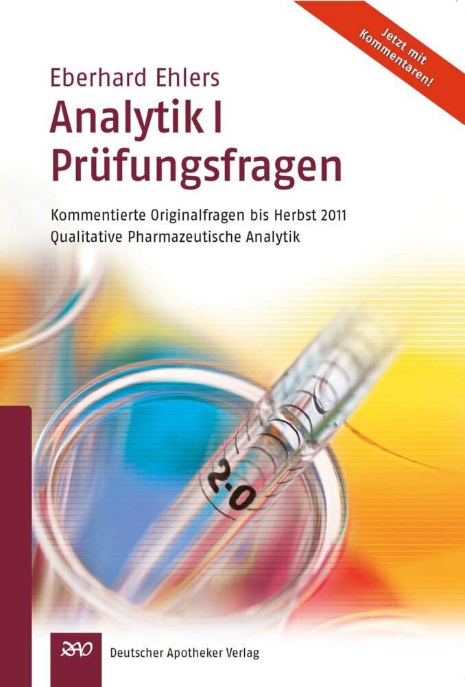 Cover: 9783769257731 | Ehlers, Analytik I - Prüfungsfragen | Taschenbuch | Deutsch | 2012