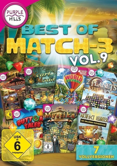 Cover: 4017404034230 | Best of Match3. Vol.9, 1 DVD-ROM | 7 Vollversionen | DVD-ROM | Deutsch
