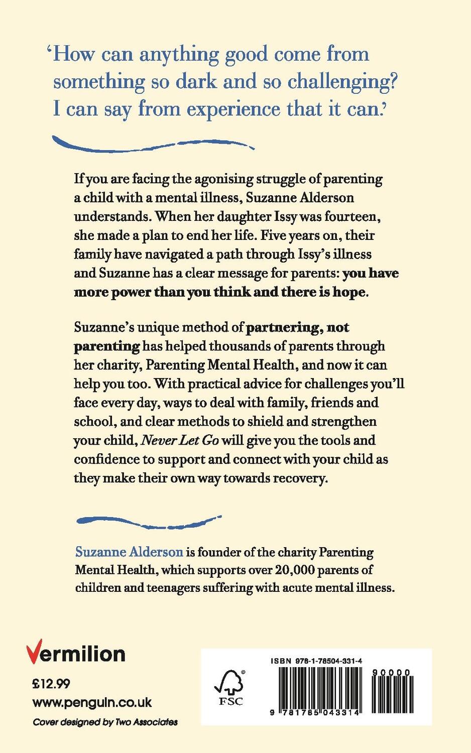 Rückseite: 9781785043314 | Never Let Go | How to Parent Your Child Through Mental Illness | Buch