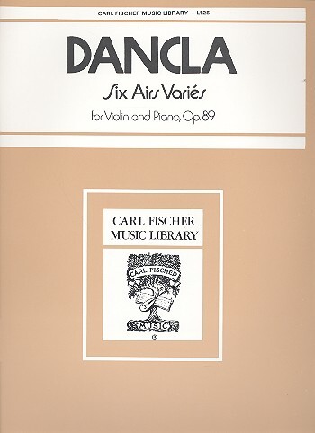 Cover: 9780825800276 | 6 airs variés op.89 for violin and piano | Charles Dancla | Buch