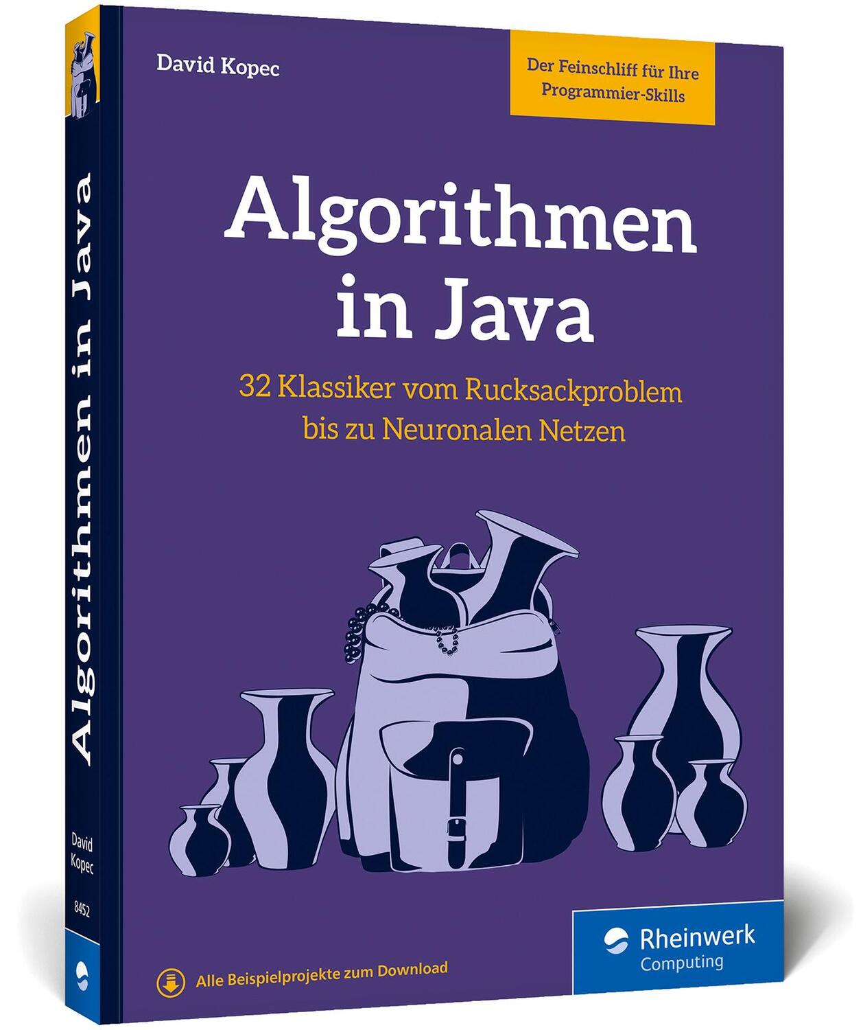 Cover: 9783836284523 | Algorithmen in Java | David Kopec | Taschenbuch | Rheinwerk Computing