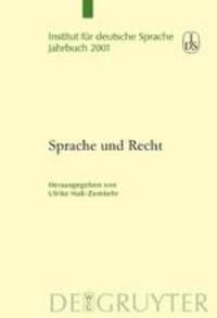 Cover: 9783110174571 | Sprache und Recht | Ulrike Haß-Zumkehr | Buch | ISSN | Deutsch | 2002