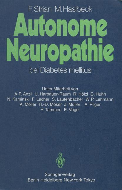 Cover: 9783642933110 | Autonome Neuropathie bei Diabetes mellitus | Manfred Haslbeck (u. a.)