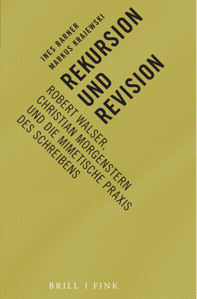 Cover: 9783770565313 | Rekursion und Revision | Ines Barner (u. a.) | Taschenbuch | 183 S.