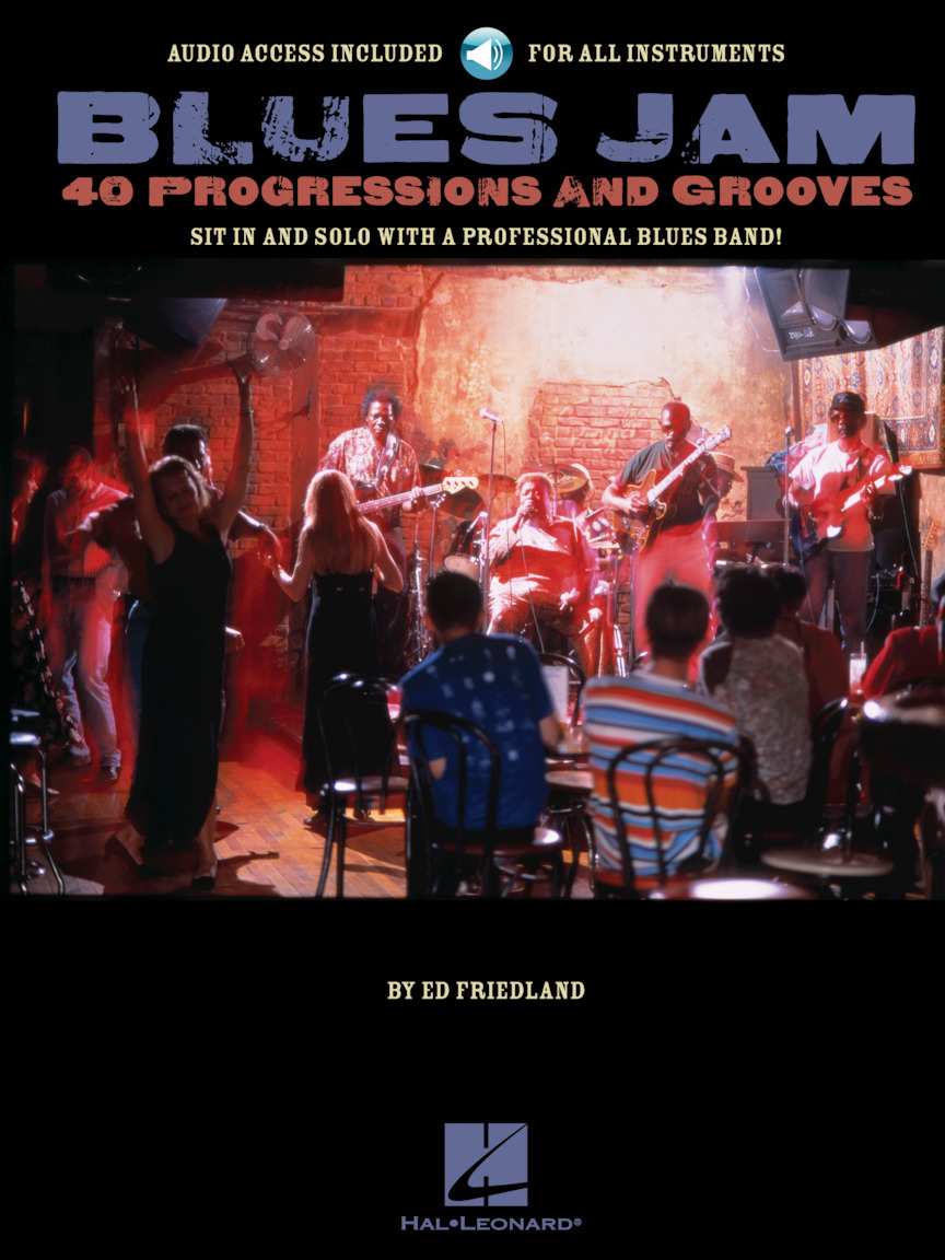 Cover: 884088190873 | Blues Jam - 40 Progressions and Grooves | Jam Trax | Hal Leonard