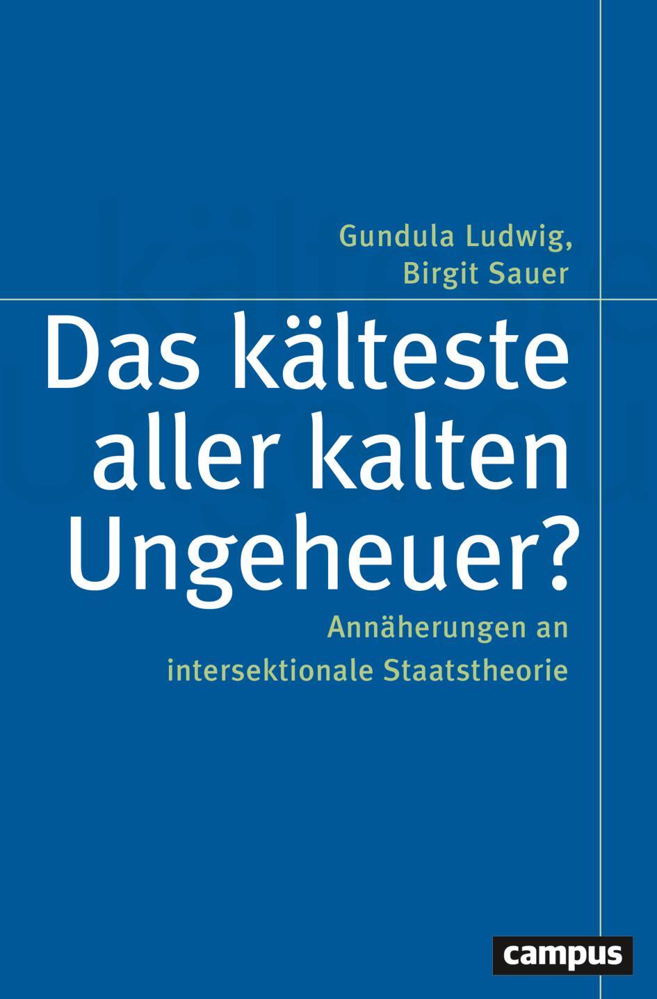 Cover: 9783593519067 | Das kälteste aller kalten Ungeheuer? | Gundula Ludwig (u. a.) | Buch