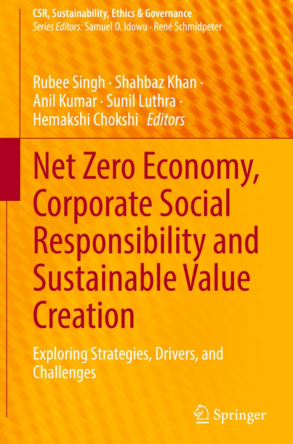 Cover: 9783031557781 | Net Zero Economy, Corporate Social Responsibility and Sustainable...