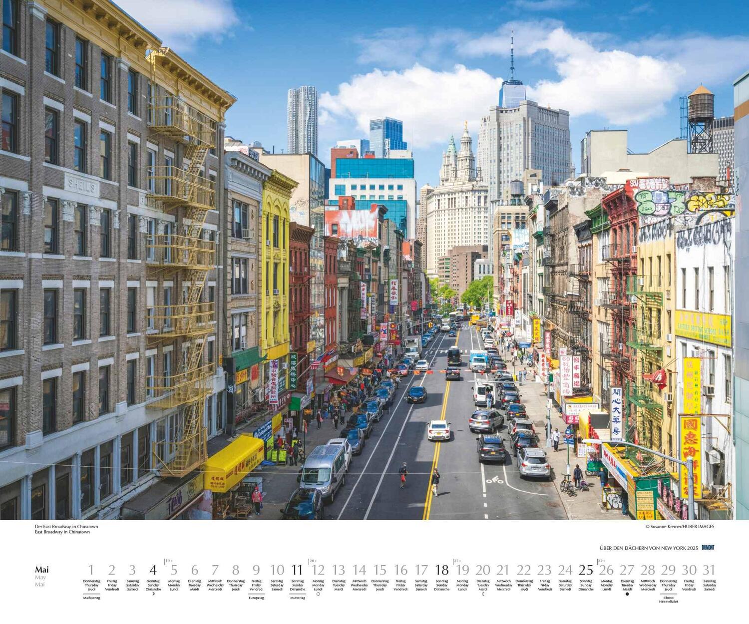 Bild: 4250809653754 | Über den Dächern von New York 2025 - Städte-Reise-Kalender -...