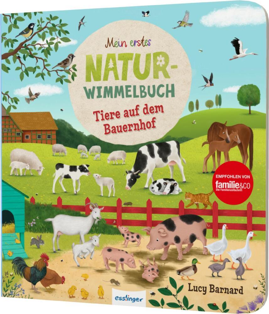 Cover: 9783480238613 | Mein erstes Natur-Wimmelbuch: Tiere auf dem Bauernhof | Schumann