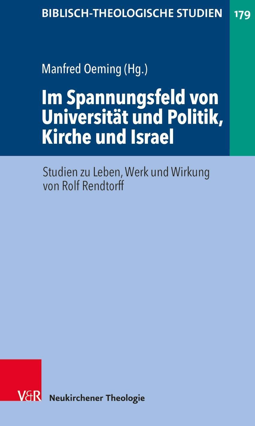 Cover: 9783788733568 | Im Spannungsfeld von Universität und Politik, Kirche und Israel | Buch