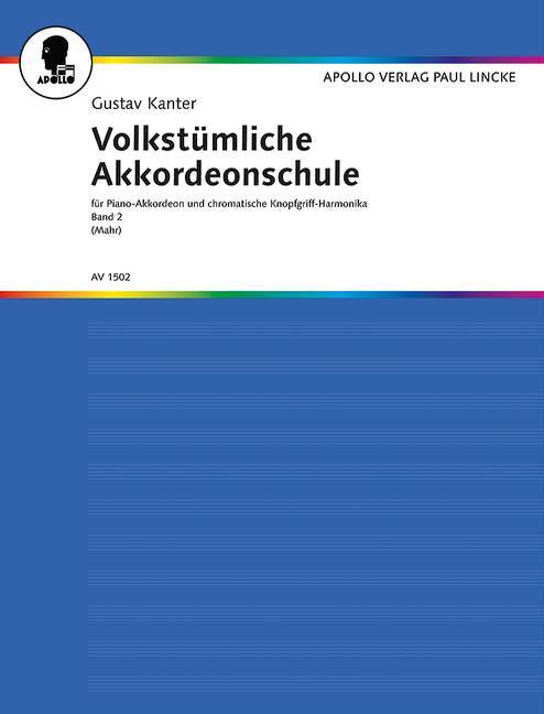 Cover: 9790203903260 | Volkstümliche Akkordeon-Schule Band 2 | Curt Mahr | Buch | 1988